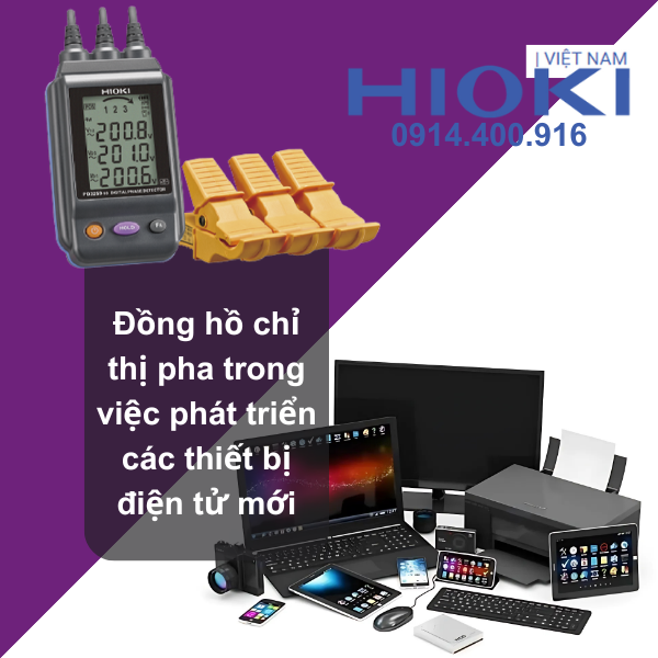 Đồng hồ chỉ thị pha trong việc phát triển các thiết bị điện tử mới