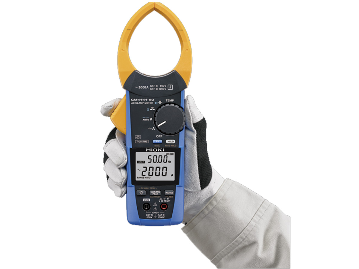 Ampe kìm Hioki: Thiết kế gọng kìm độc đáo cho tủ điện chật hẹp