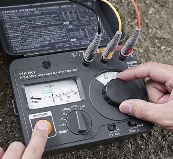 Bí quyết đo điện trở tiếp địa trên nền bê tông hoặc nơi không thể đóng cọc
