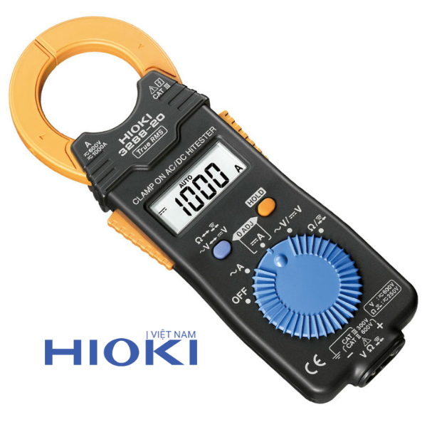 Thiết bị đo dòng điện Ampe kìm Hioki bền, chuẩn CAT IV