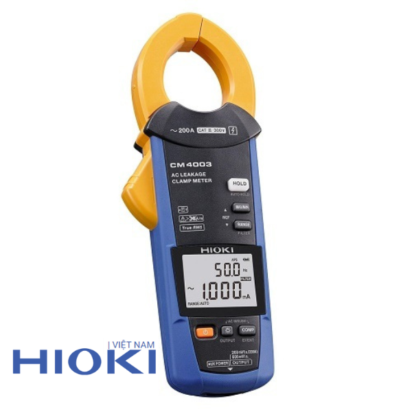 Thiết bị đo dòng điện Ampe kìm Hioki bền, chuẩn CAT IV