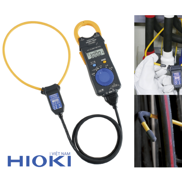 Thiết bị đo dòng điện Ampe kìm Hioki bền, chuẩn CAT IV
