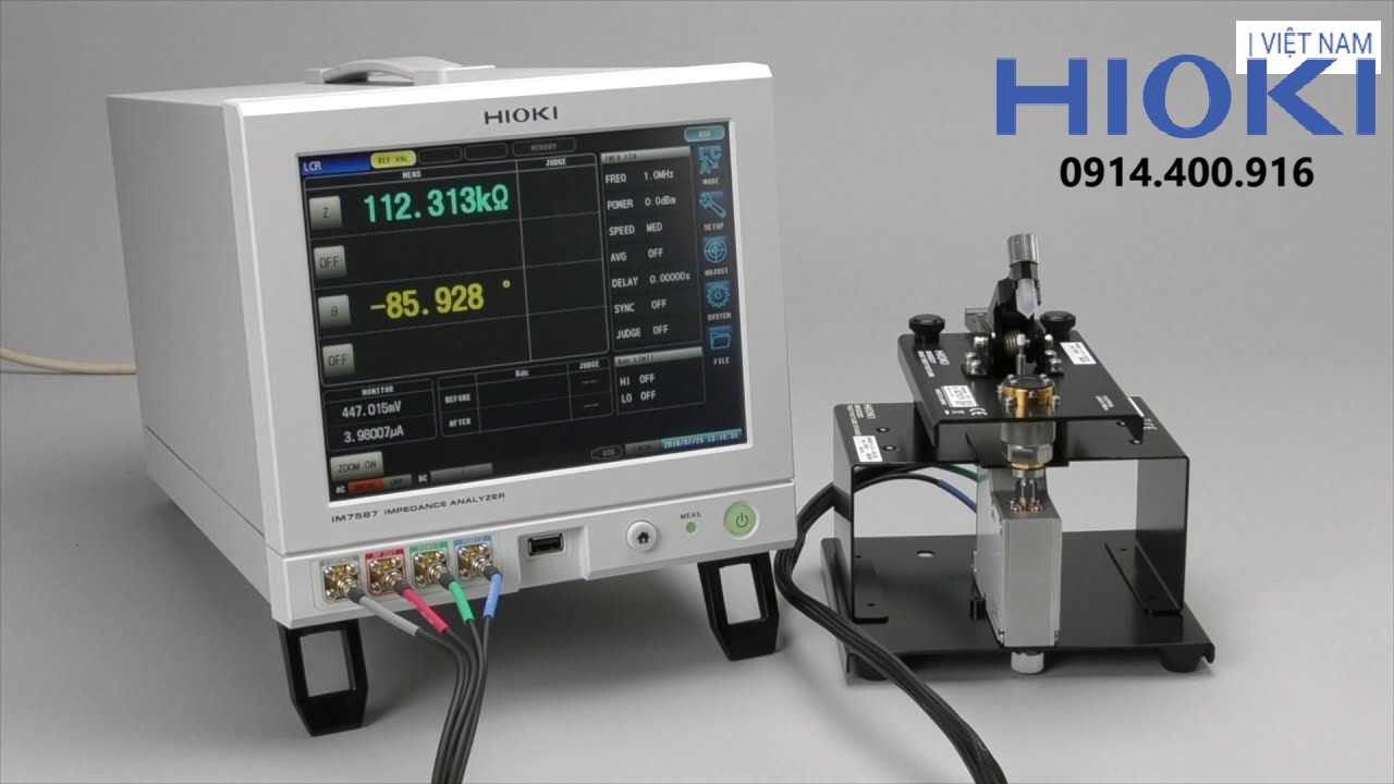 Ứng dụng của máy phân tích trở kháng vào nghiên cứu