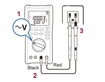 Cách Sử Dụng Đồng Hồ Vạn Năng Số (DMM): Đo điện áp AC